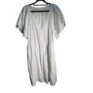 Elegant White Women's Dress